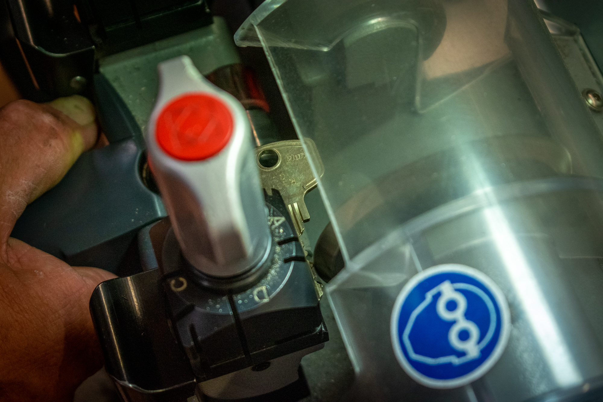 Close-up van verschillende speciale sleutels
